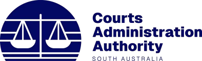 Courts Administration Authority logo.